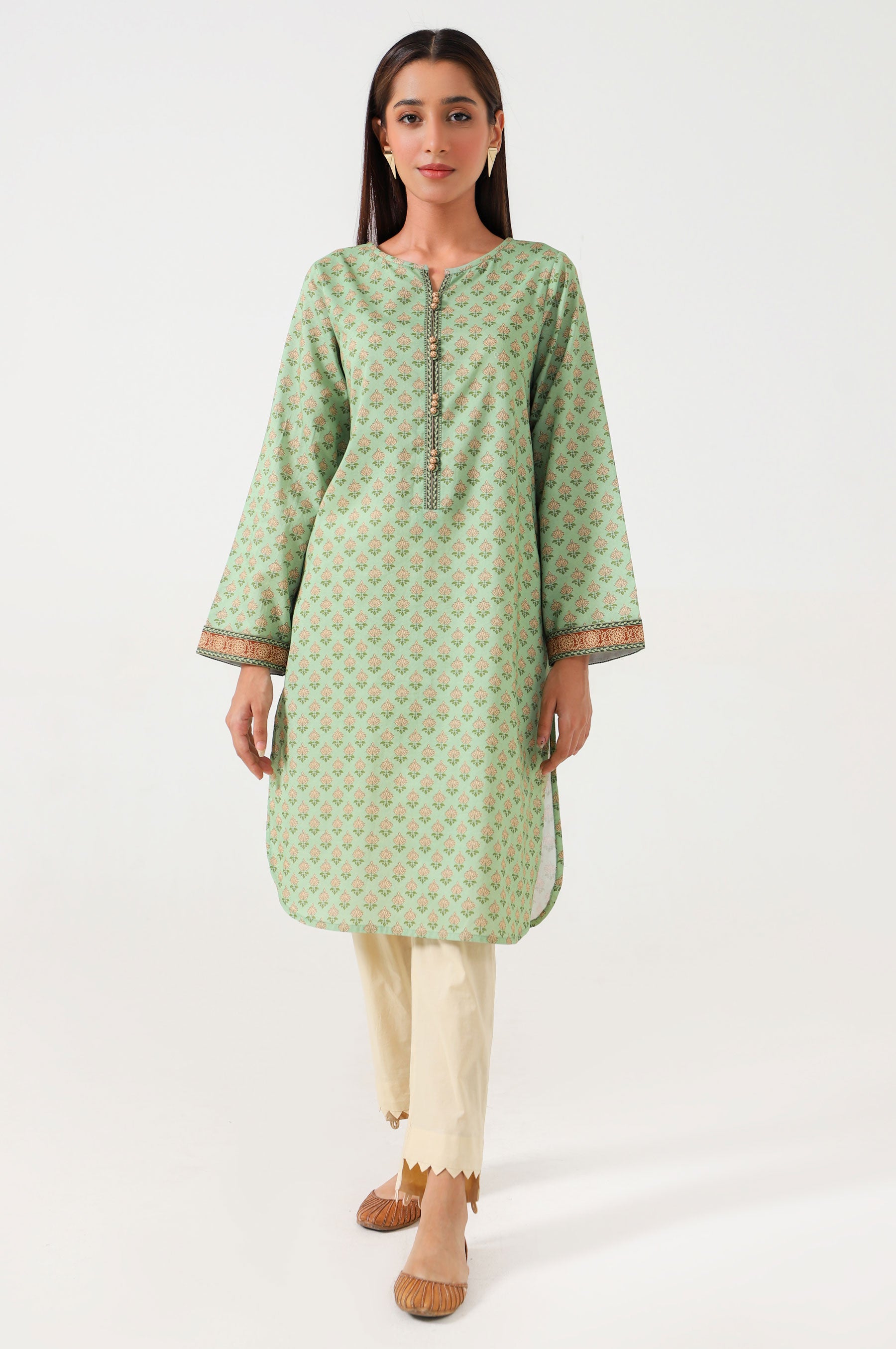 Stitched 1 Piece Digital Printed Lawn Shirt