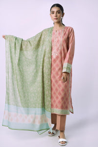 Stitched 3 Piece Printed Lawn Suit
