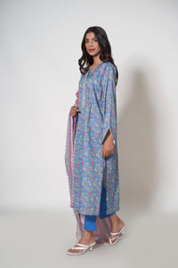 Unstitched 3 Piece Printed Cambric Suit