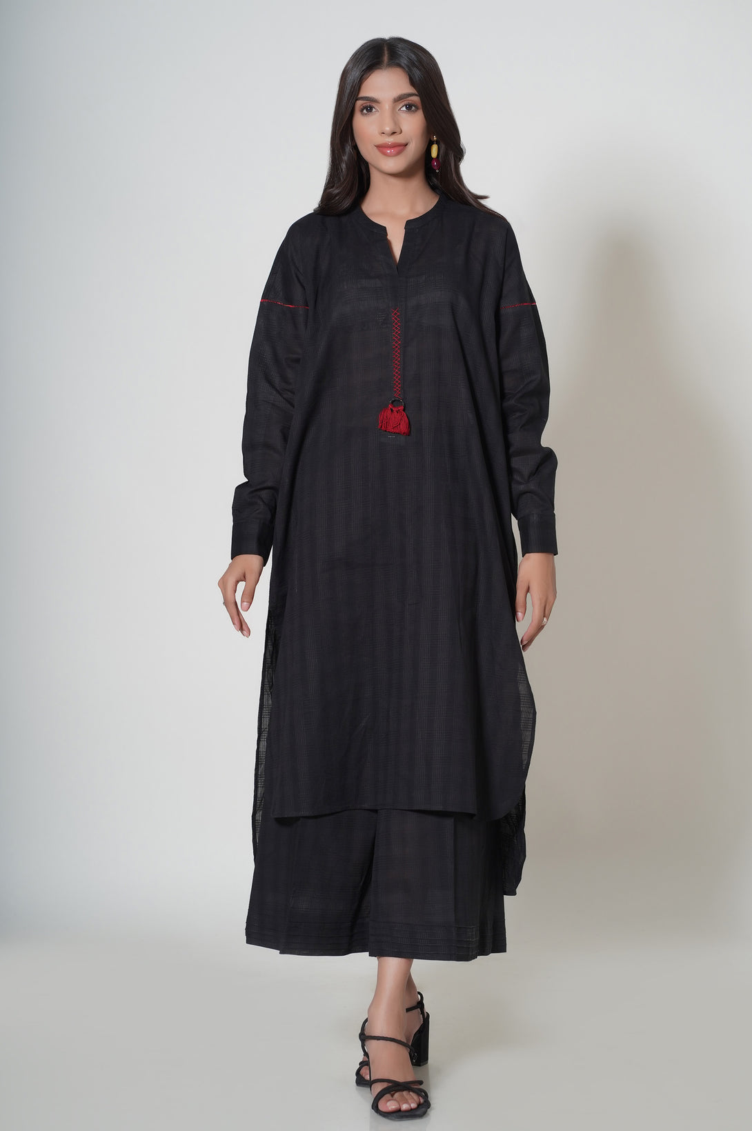 Stitched 2 Piece Dyed Cambric Suit – Zeenwoman