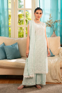 Unstitched 3 Piece Embroidered Chikankari Lawn Suit