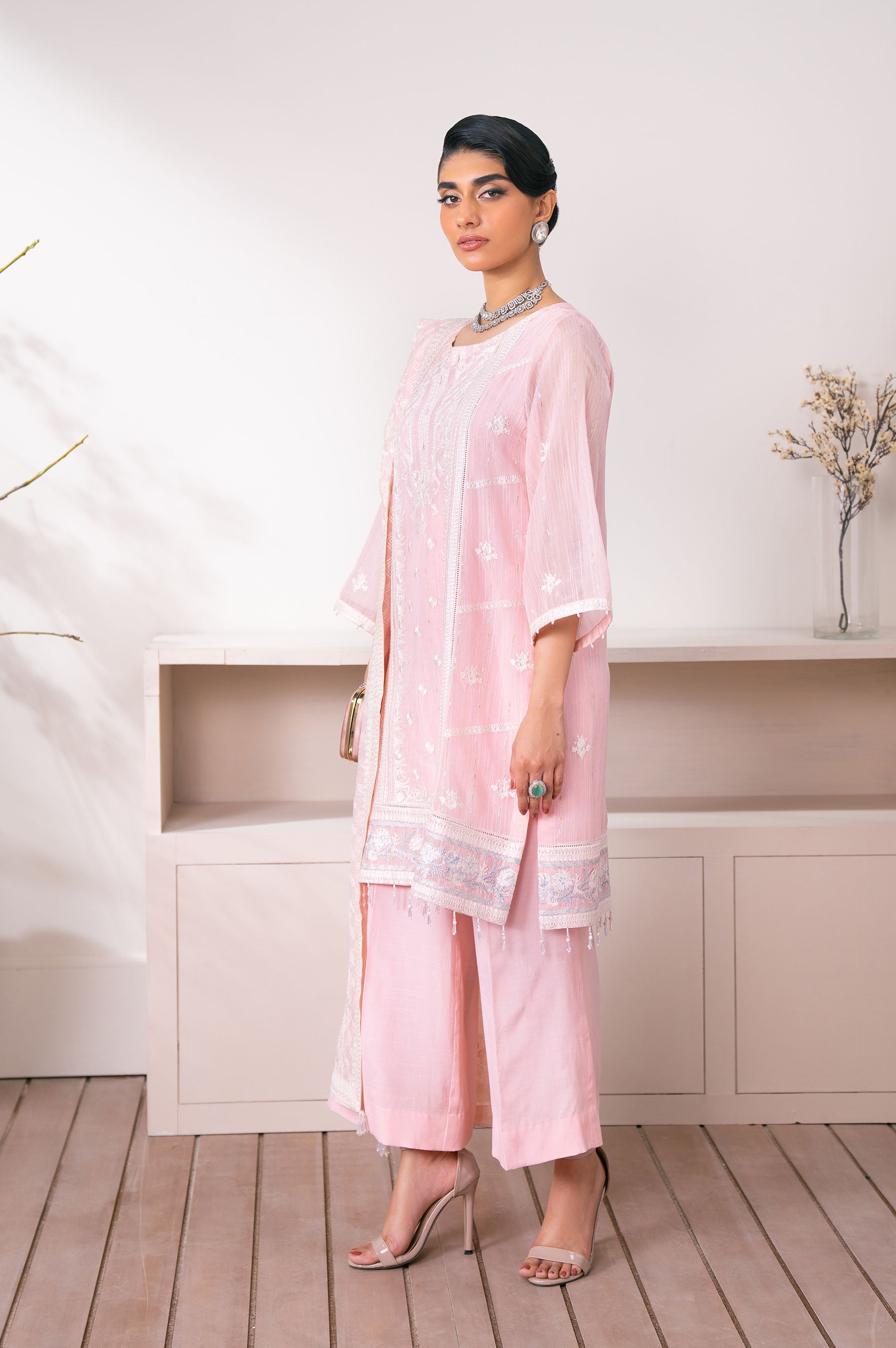 3 Piece Embroidered Semi Formal Neps Manar Suit