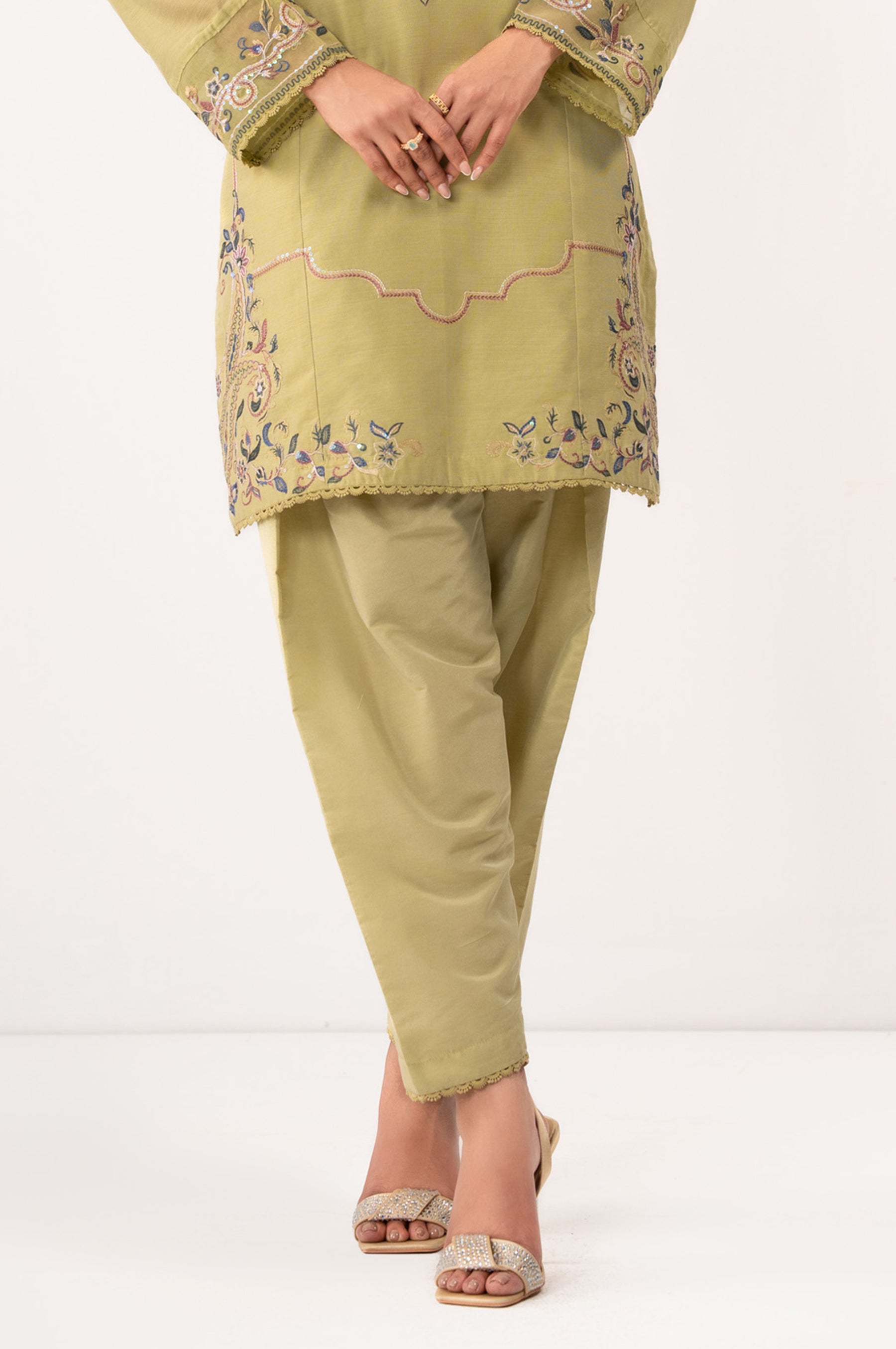 DYED COTTON SILK STITCHED BOTTOM (FACTORY E-OUTLET)