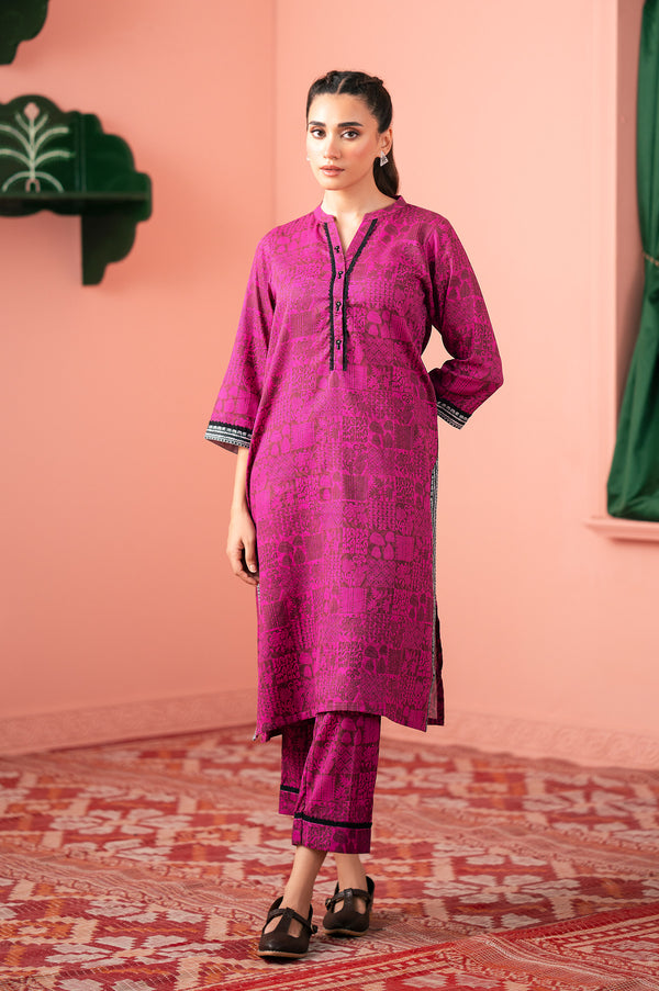 PRINTED SHIRT BOTTOM SUIT