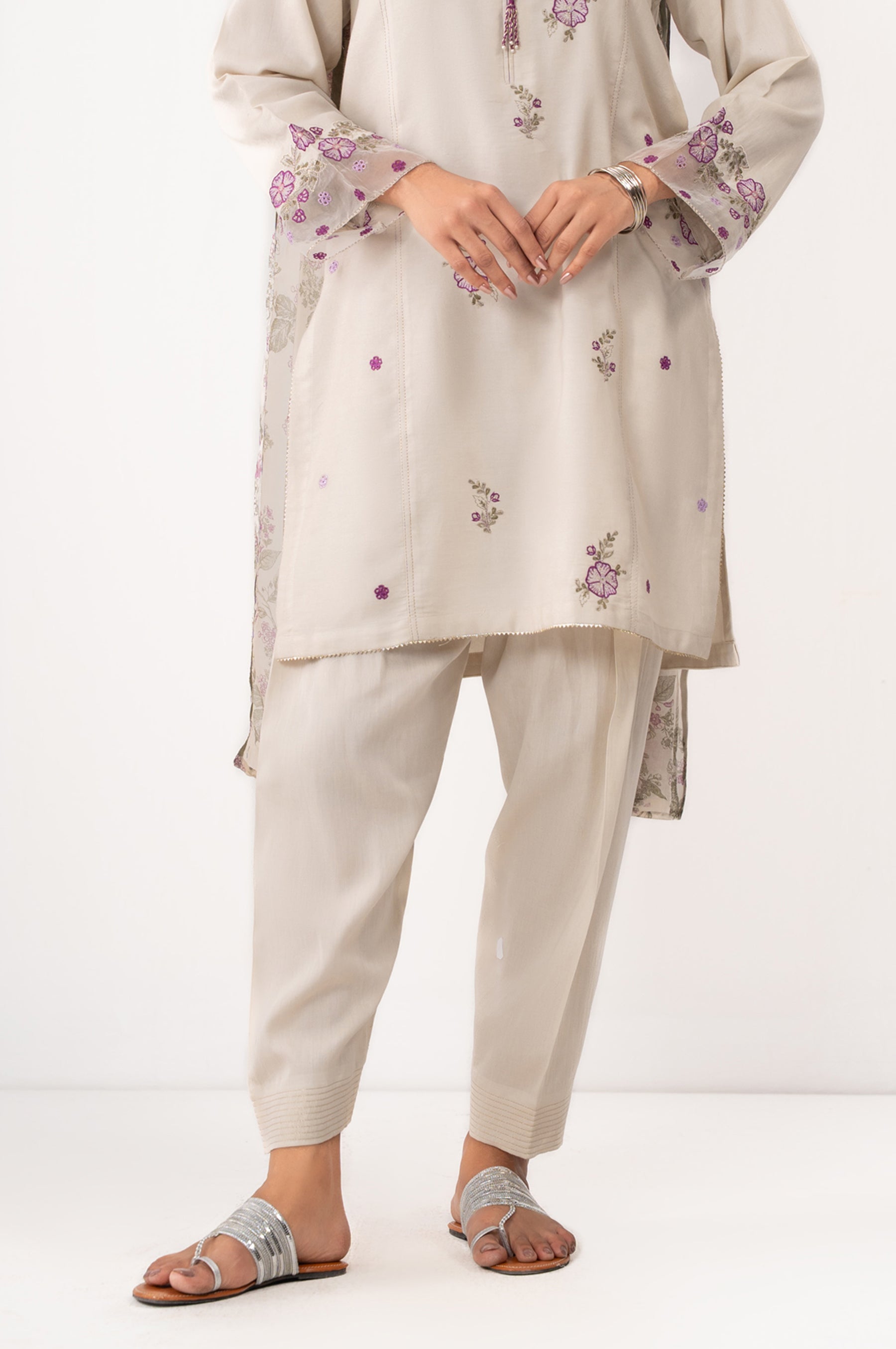 DYED STITCHED COTTON SATIN BOTTOM (FACTORY E-OUTLET)