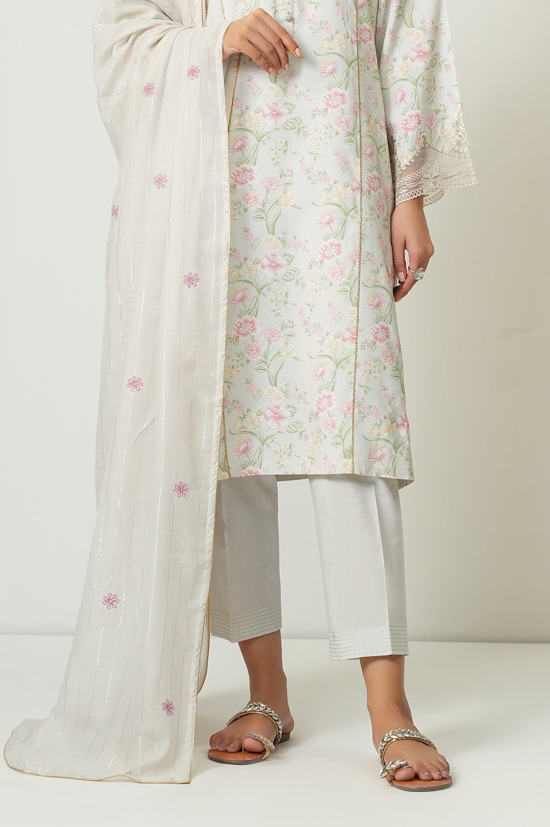 DYED RAW SILK STITCHED BOTTOM (FACTORY E-OUTLET)