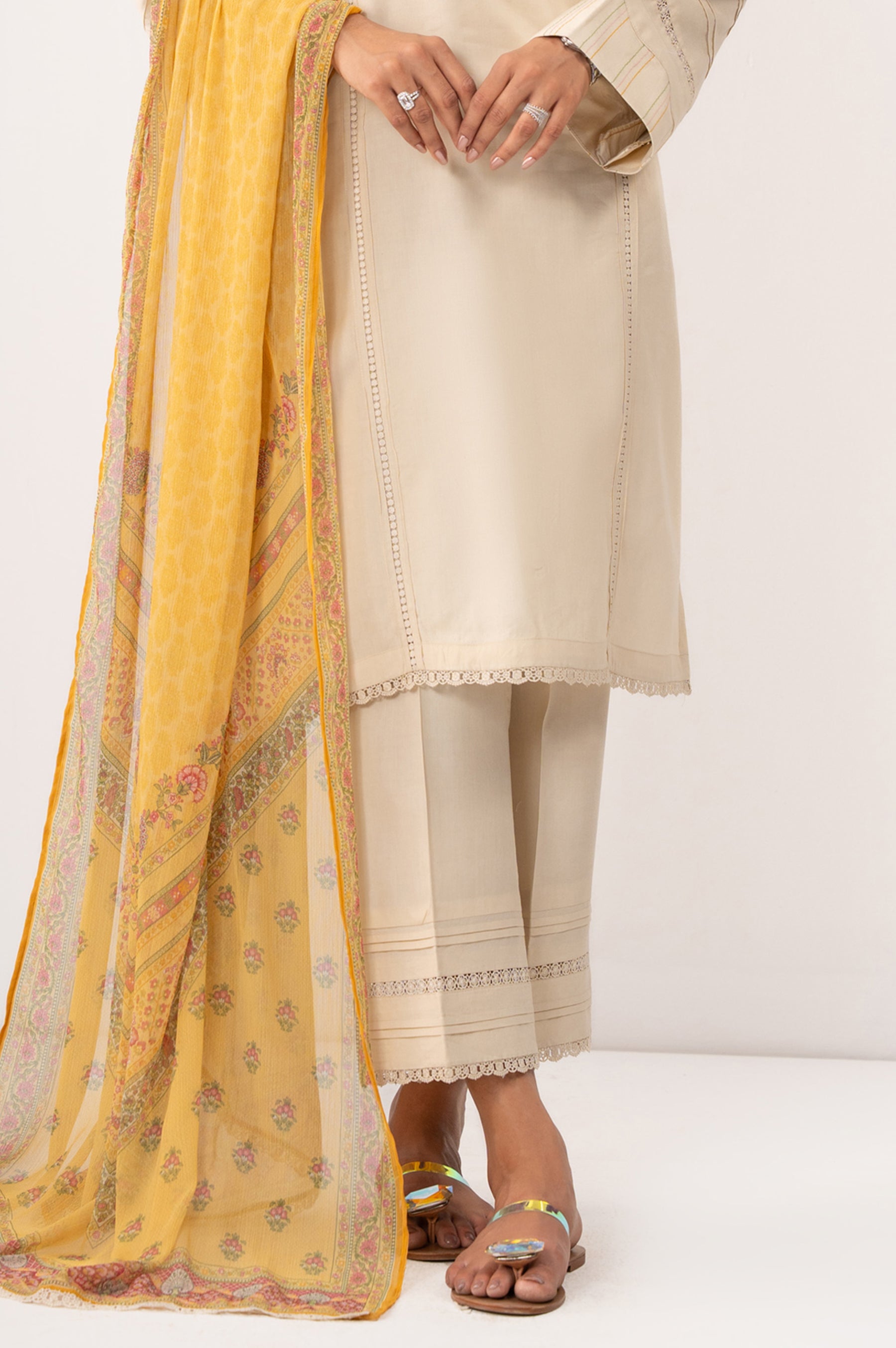 STYLIZED COTTON LIONEN VISCOSE STITCHED BOTTOM (FACTORY E-OUTLET)