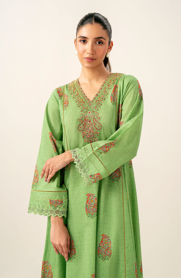 Unstitched 2 Piece Printed Lawn Suit