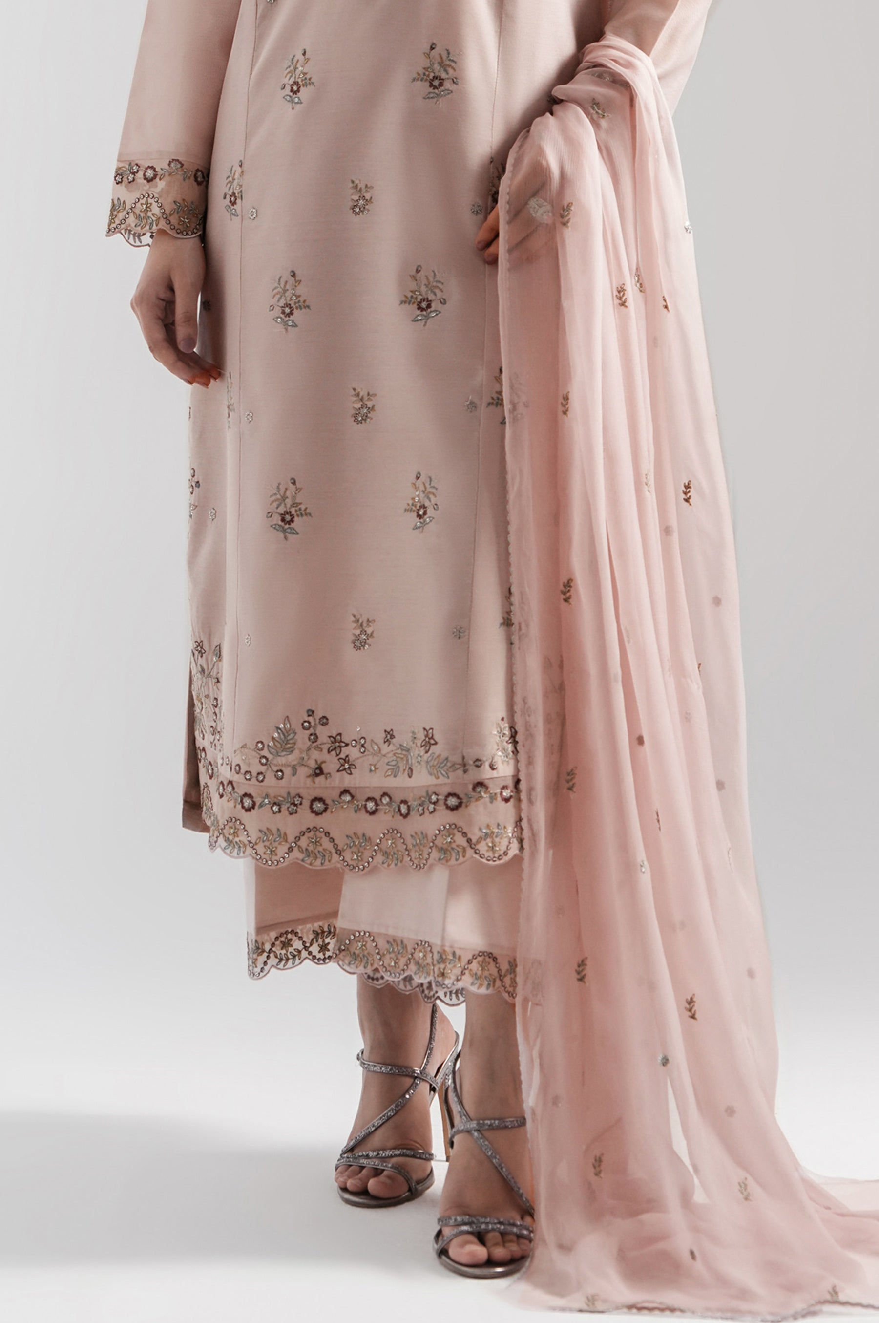 EMBROIDERED COTTON SILK STITCHED BOTTOM (FACTORY E-OUTLET)