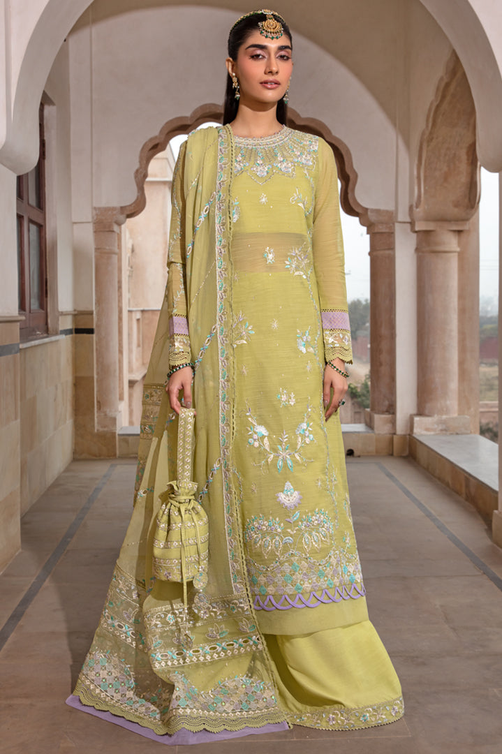 3 Piece Embroidered Monar Suit