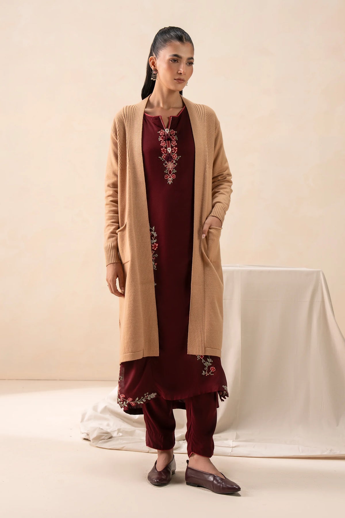 Long Length Cardigan