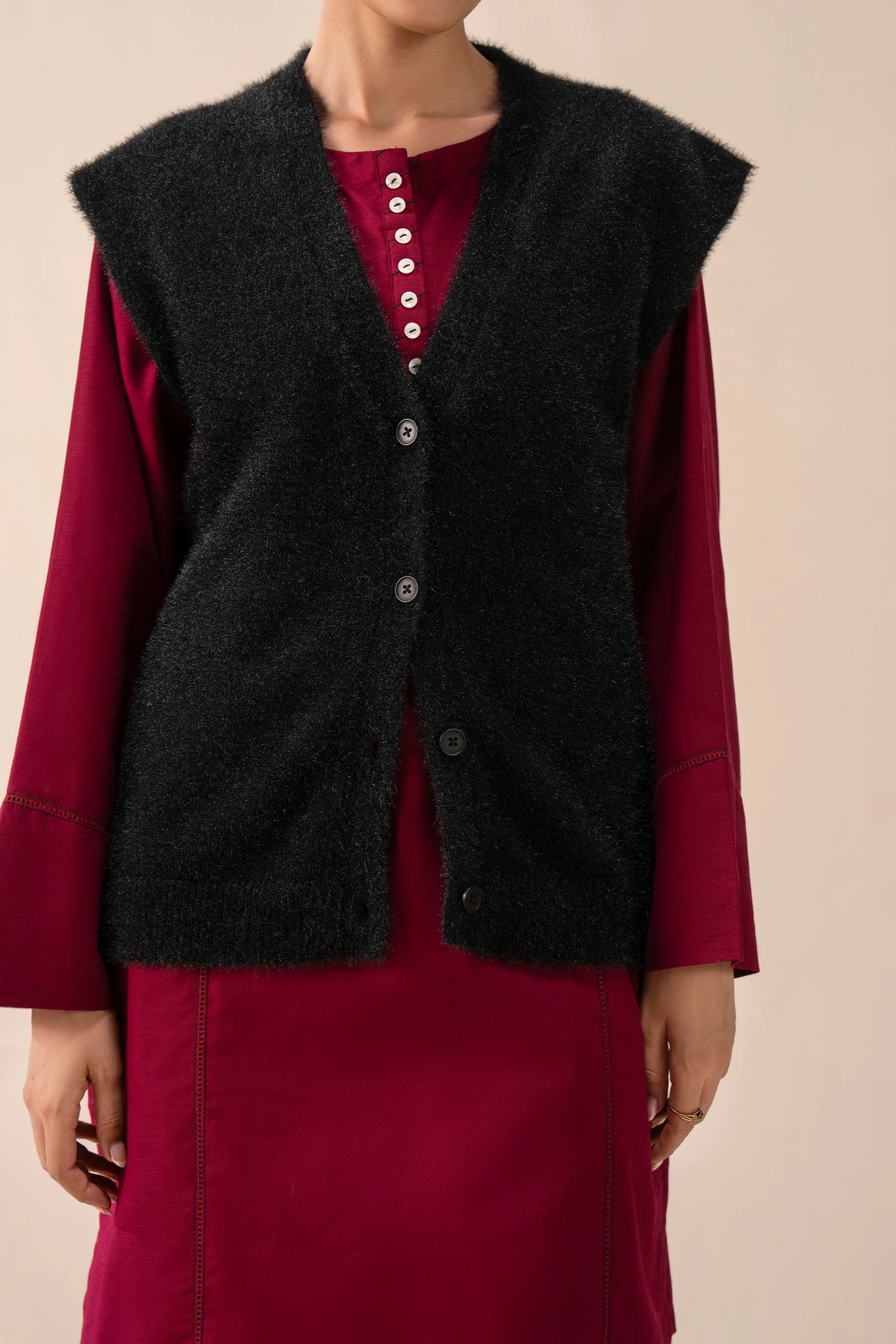 Sleeveless Vest Sweater