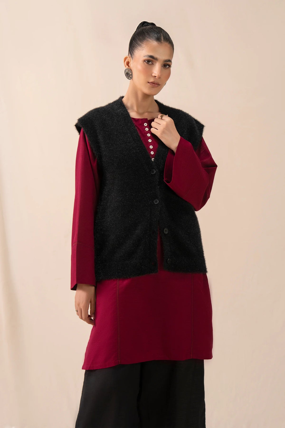 Sleeveless Vest Sweater