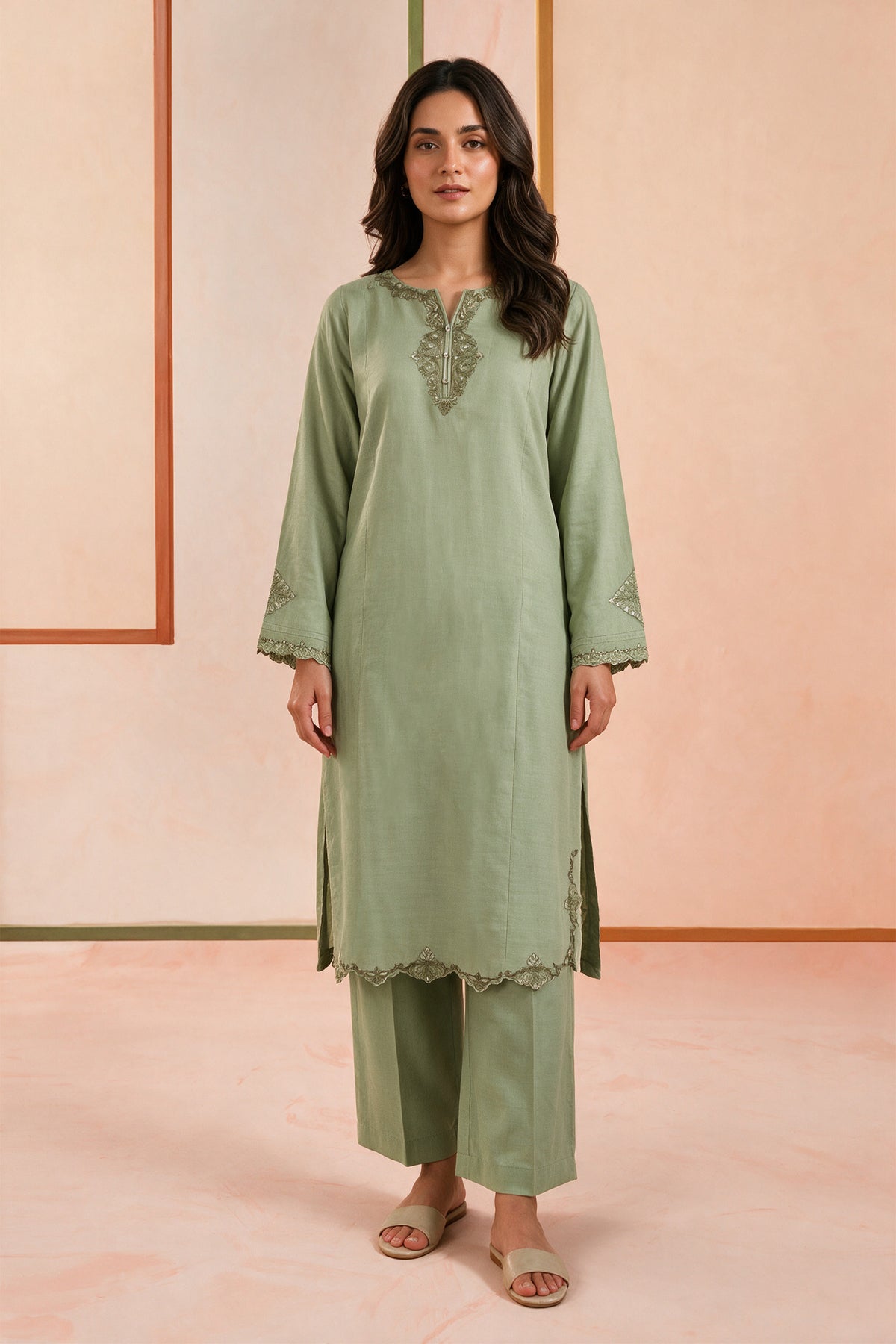 Stitched 2-Piece Suit