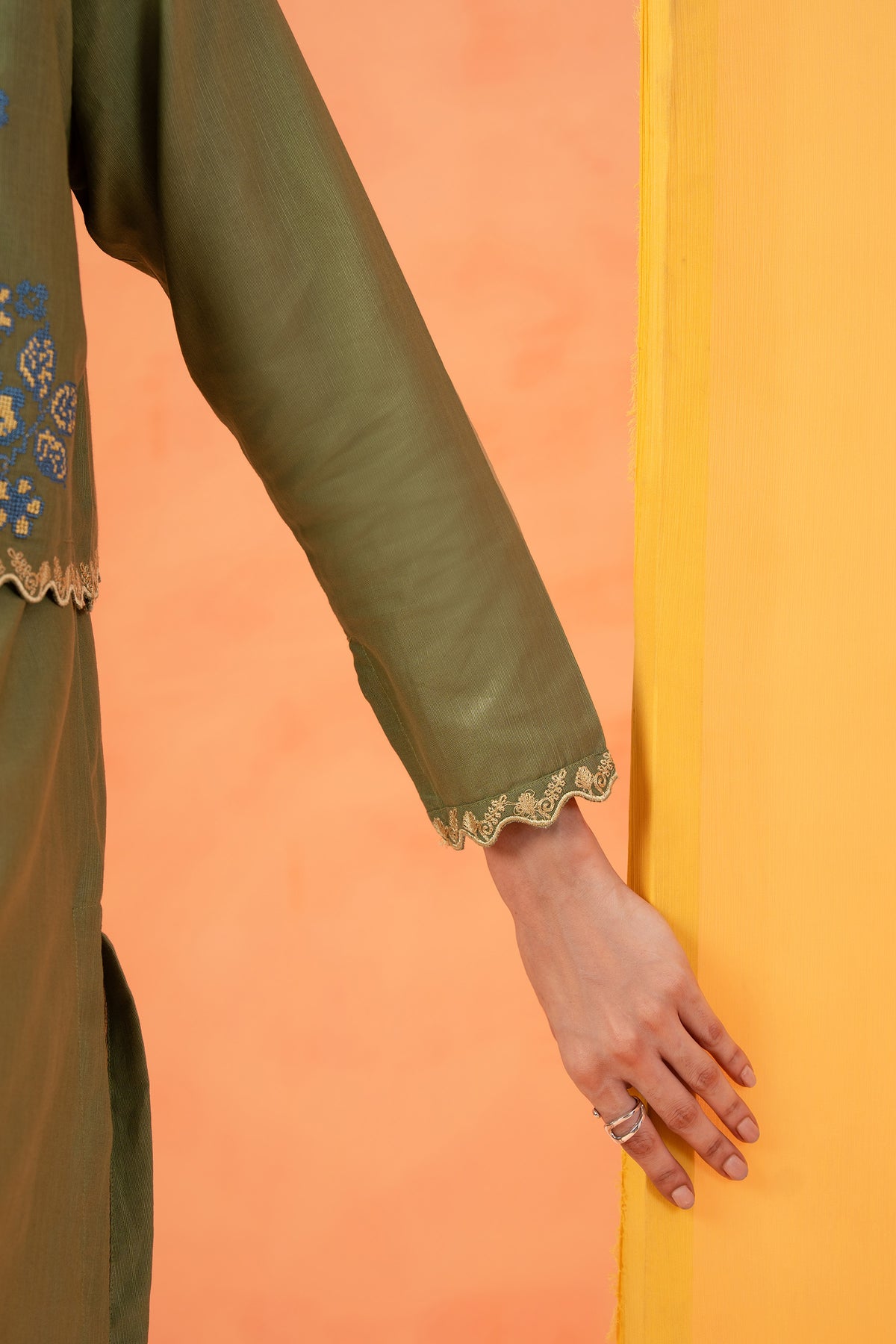 Stitched 1-Piece Shirt with Koti