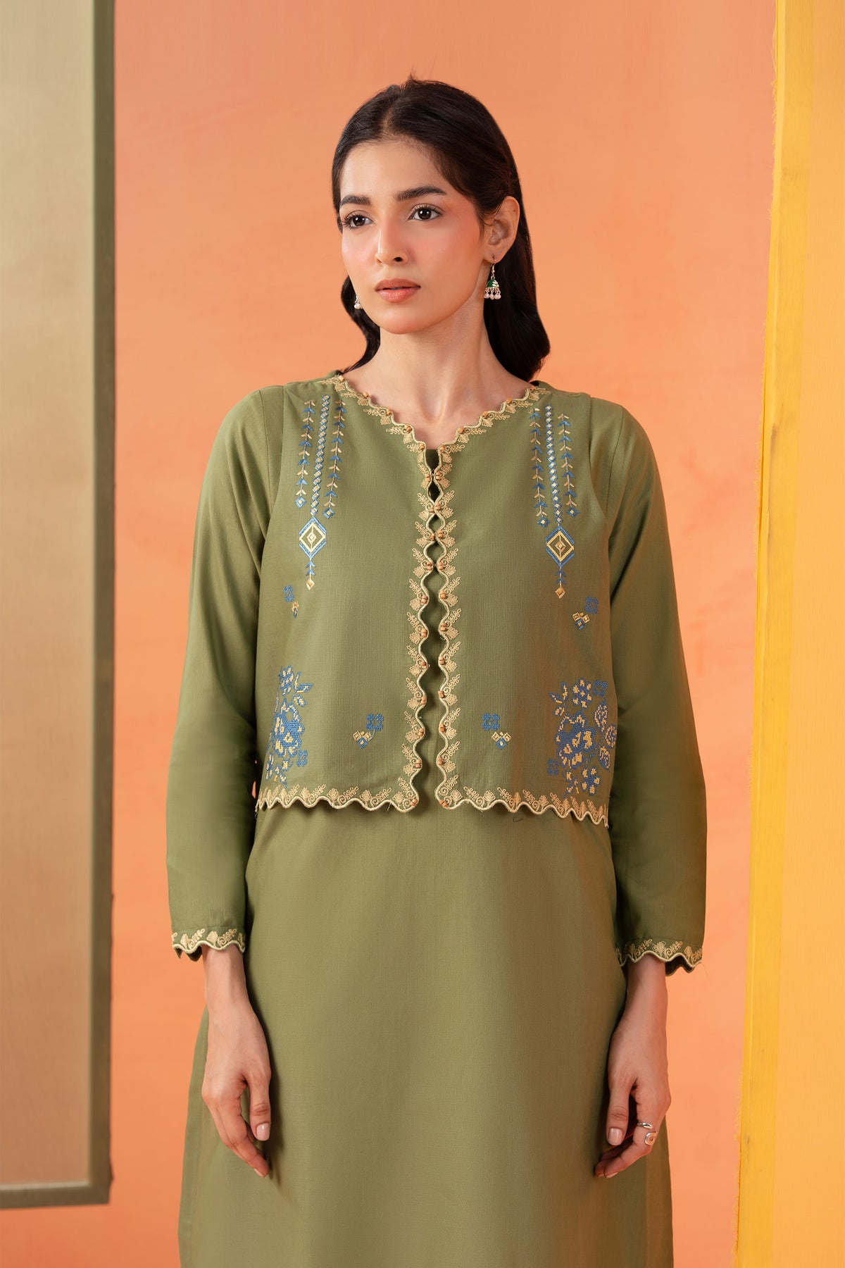 Stitched 1-Piece Shirt with Koti