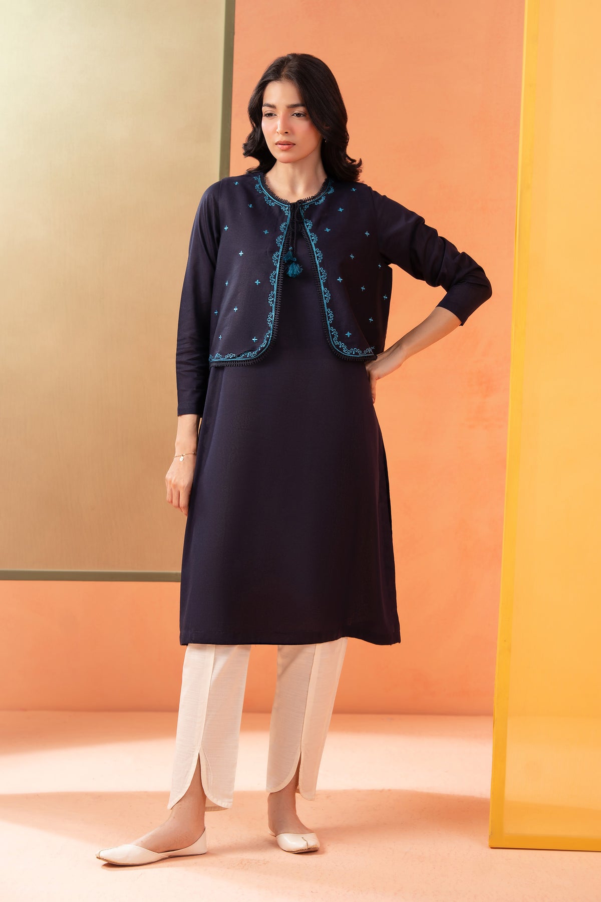 Stitched 1-Piece Shirt with Koti