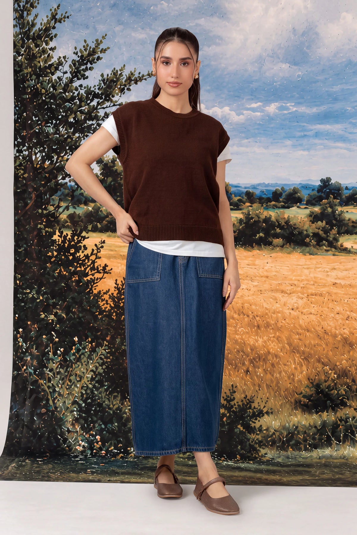 STYLIZED PULLOVER SWEATER