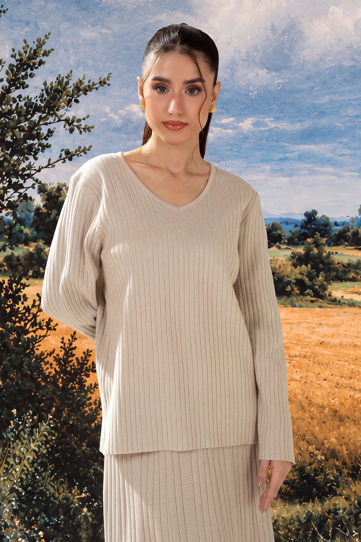 STYLIZED PULLOVER SWEATER