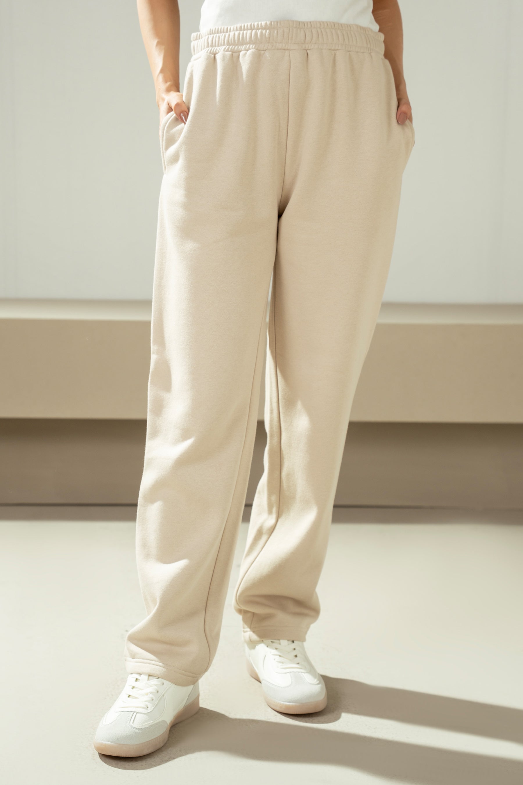 KNIT FLEECE BOTTOM