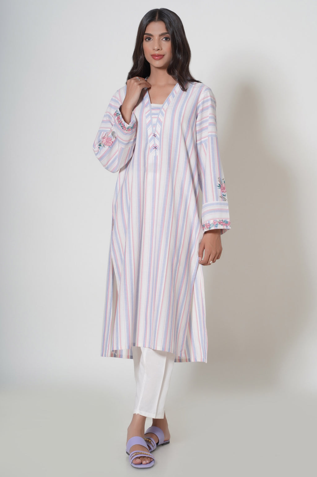Stitched 1 Piece Yarn Dyed Shirt