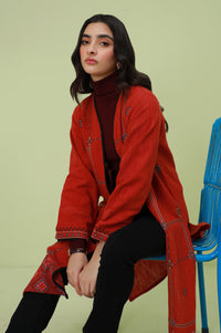 Stitched 1 Piece Embroidered Thai Khaddar Jacket