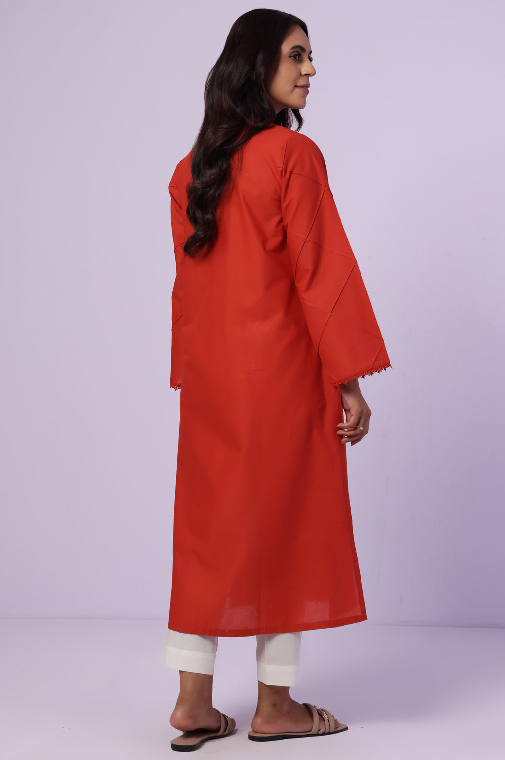 Stitched 1 Piece Embroidered Cambric Shirt