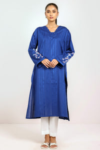 Stitched 1 Piece Embroidered Jacquard Shirt
