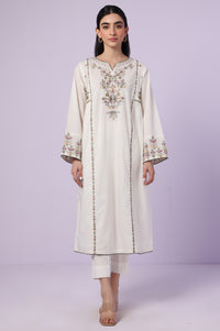 Stitched 1 Piece Embroidered Cambric Shirt