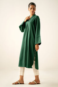 Stitched 1 Piece Stylized Satin Jacquard Shirt