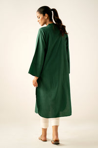 Stitched 1 Piece Stylized Satin Jacquard Shirt