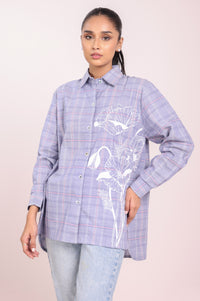 Stitched 1 Piece Screen Printed Yarn Dyed Top