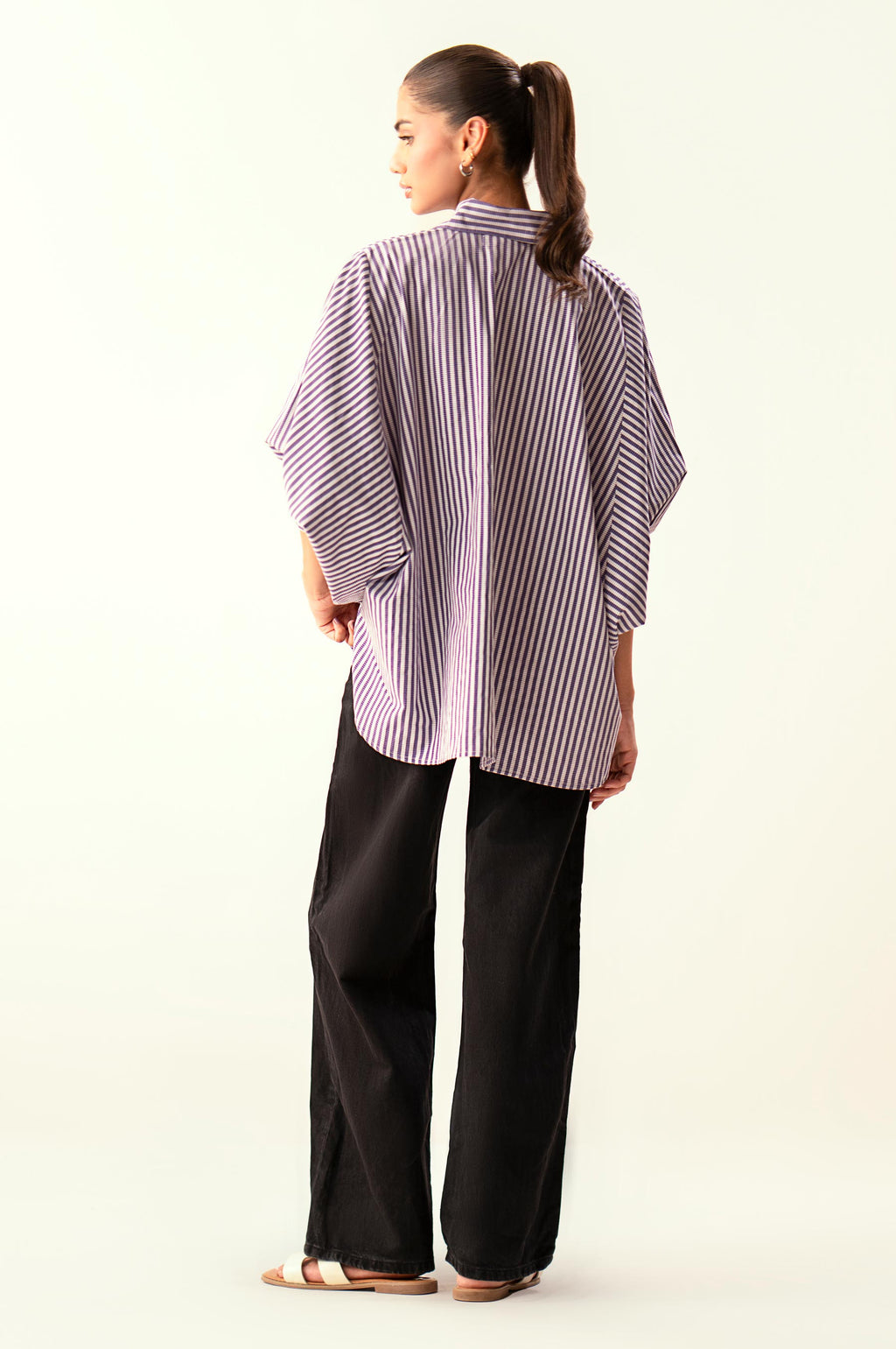 Stitched 1 Piece Embroidered Yarn Dyed Top