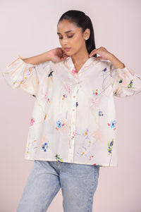 Stitched 1 Piece Embroidered Stylized Fusion Top