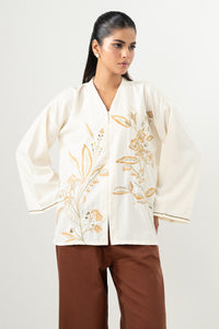 Stitched 1 Piece Embroidered Fabron Top