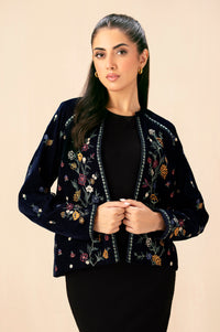 EMBROIDERED VELVET JACKET
