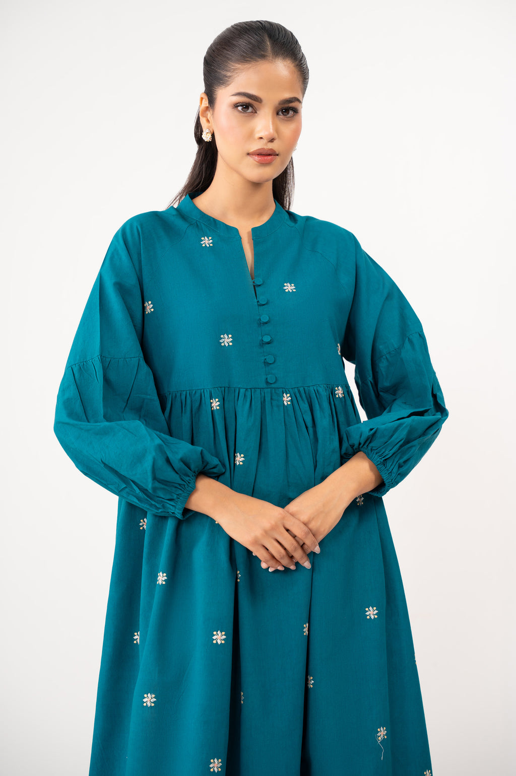 EMBROIDERED DRESS