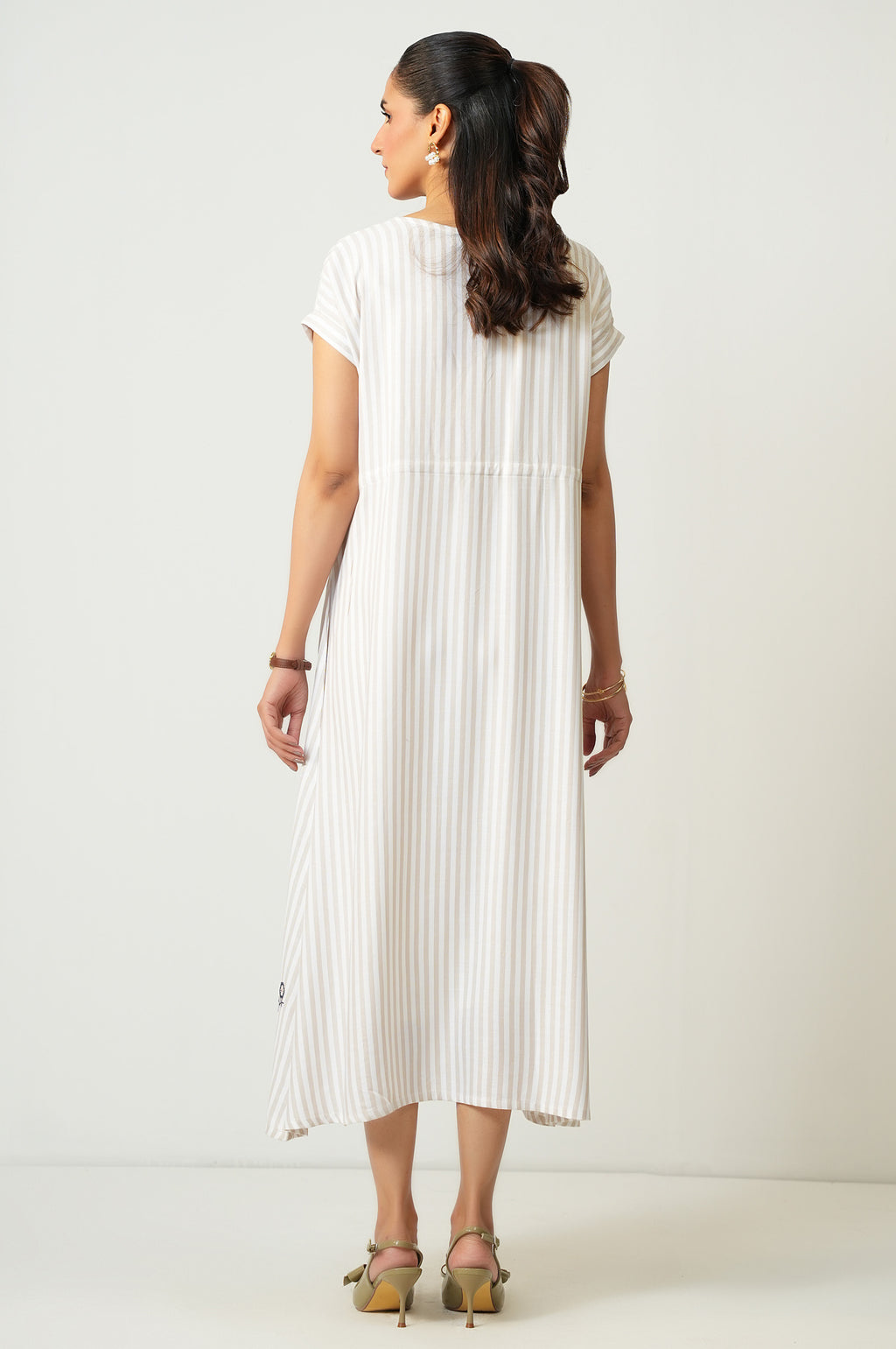 EMBROIDERED LONG DRESS