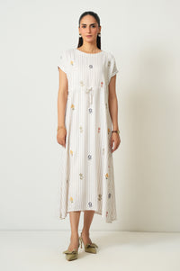 EMBROIDERED LONG DRESS