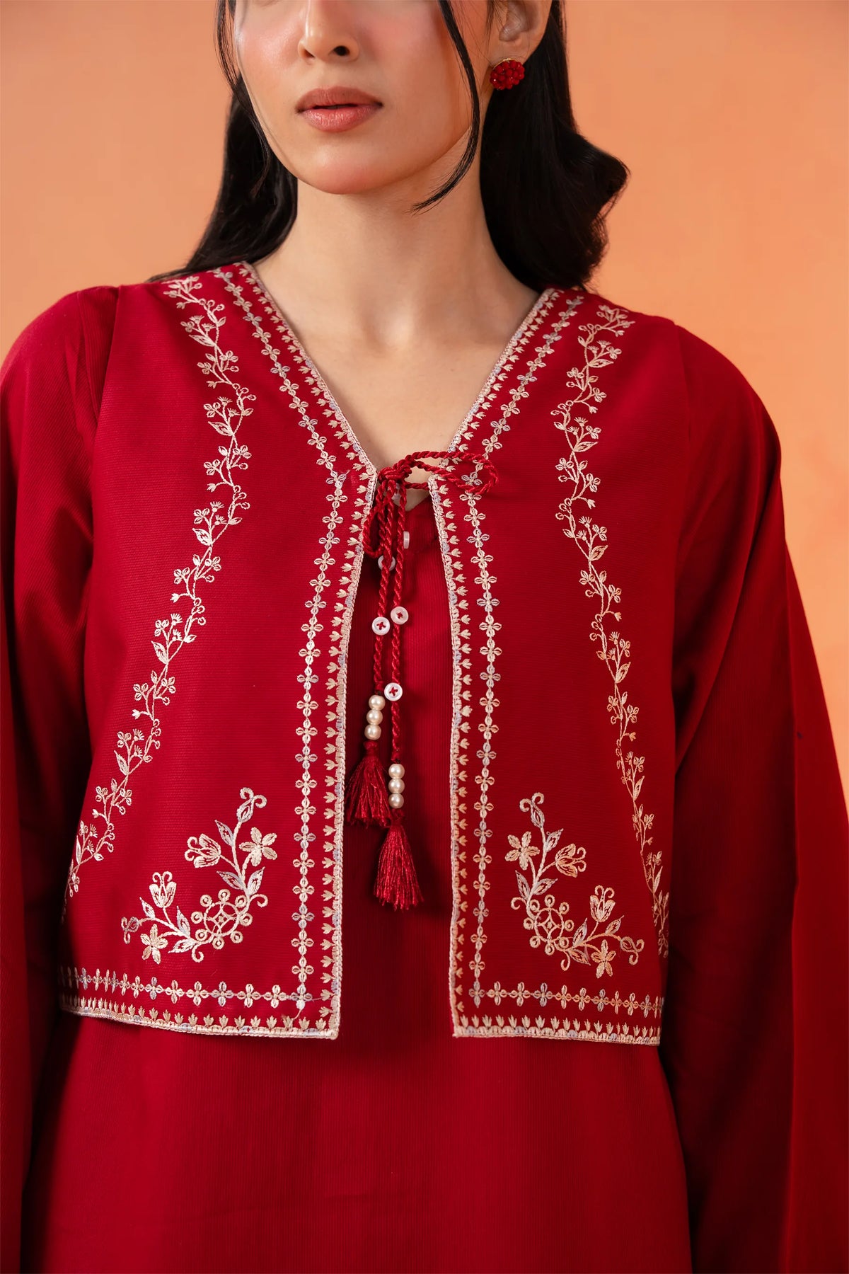 Stitched 1-Piece Shirt with Koti