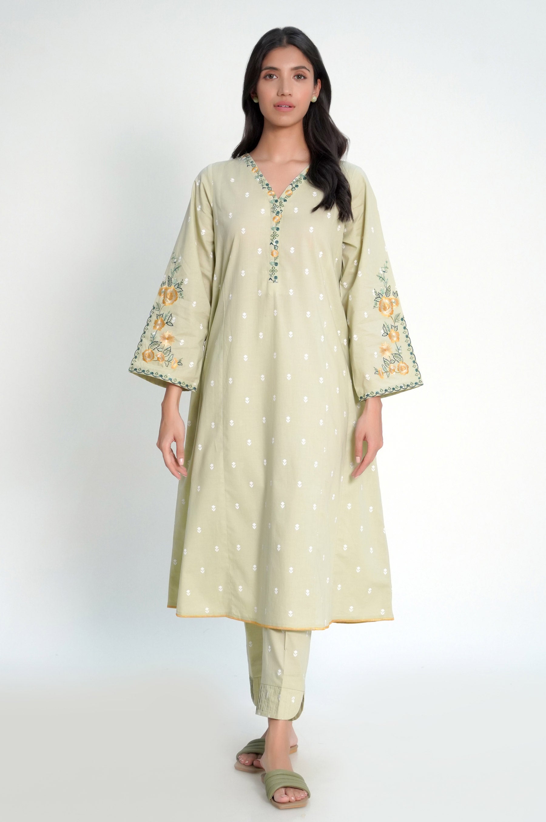 Sahar Pret Casual Cambric 2 Piece Suit SSMCS-RK-10 Elysian