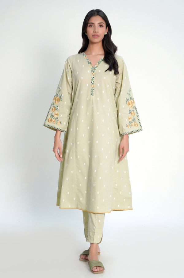 Sahar Women Embroidered Cambric 2 Piece Suit Daisy - Casual Collection