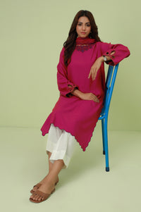 Stitched 2 Piece Embroidered Satin Jacquard Suit