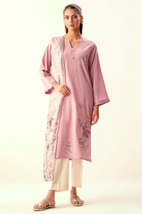 Stitched 2 Piece Embroidered Cambric Suit