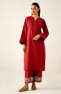 Stitched 2 Piece Stylized Cambric Suit