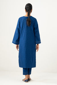 Stitched 2 Piece Embroidered Self Jacquard Suit