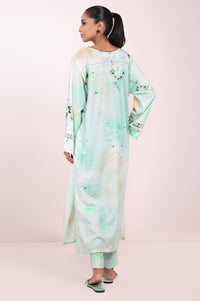 Stitched 2 Piece Stylized Dull Raw Silk Suit
