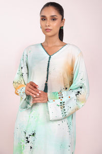Stitched 2 Piece Stylized Dull Raw Silk Suit