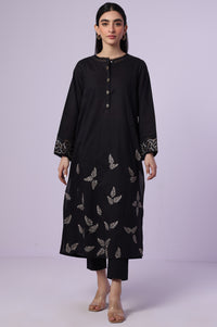 Stitched 2 Piece Embroidered Cambric Suit