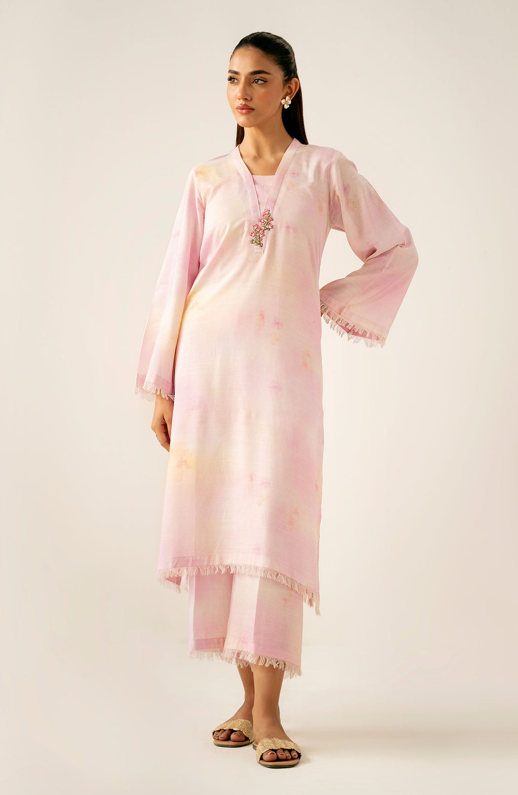 Stitched 2 Piece Stylized Dull Raw Silk Suit